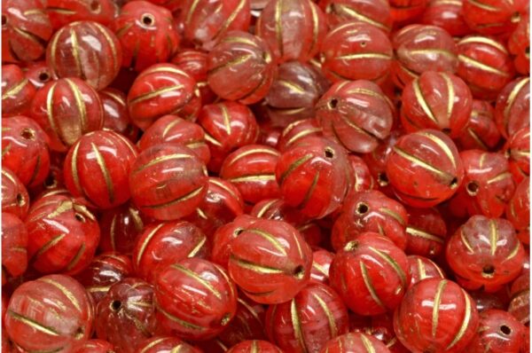 Melon Beads 8x8mm - Image 1