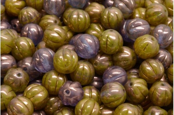 Melon Beads 8x8mm - Image 1