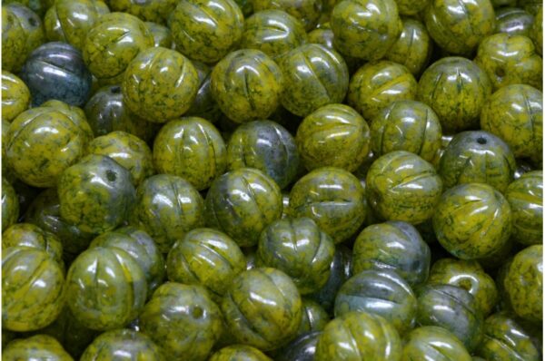 Melon Beads 8x8mm - Image 1