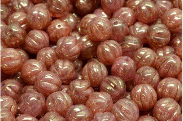 Melon Beads 8x8mm - Image 1