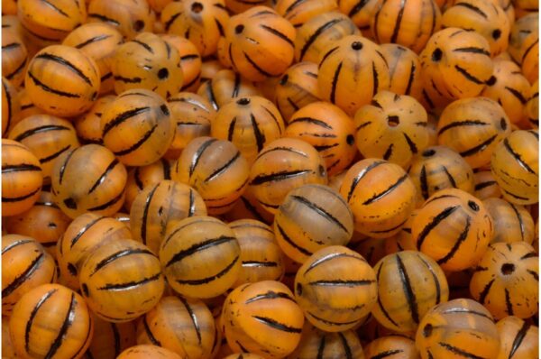 Melon Beads 8x8mm - Image 1