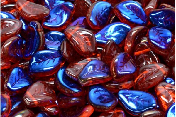 Wavy Leaf Beads 9x14mm - Image 1