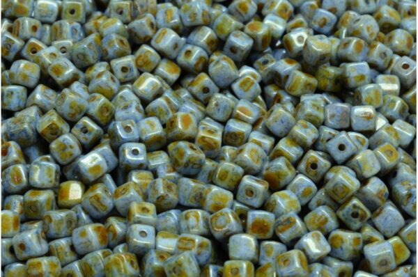Cube Beads 4x4mm - Image 1