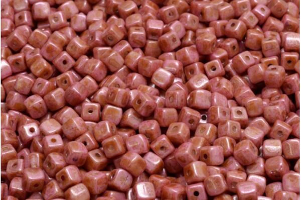 Cube Beads 4x4mm - Image 1