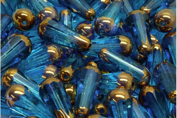 Firepolished Drop Beads 20x9mm - Image 1