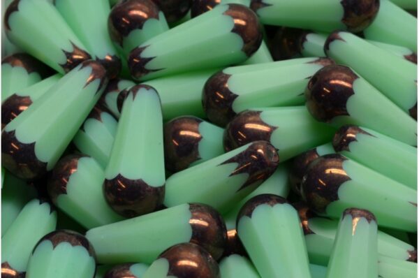 Firepolished Drop Beads 20x9mm - Image 1