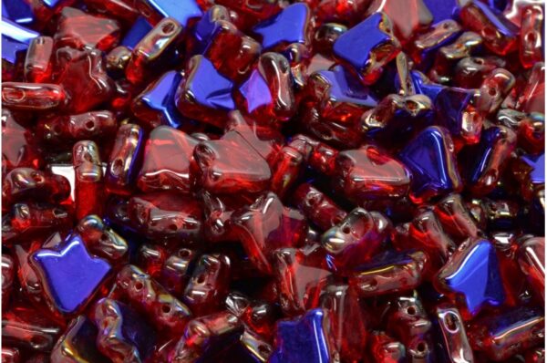 2 Holes Flat Tulip Bell Beads 9x9mm - Image 1