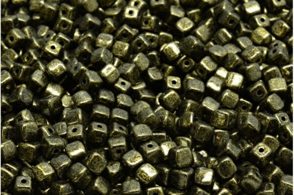 Cube Beads 4x4mm - Image 1