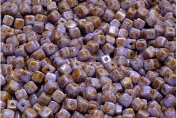 Cube Beads 4x4mm - Image 1