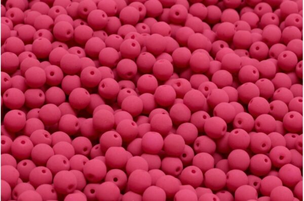 Round Druck Beads 4mm - Image 1