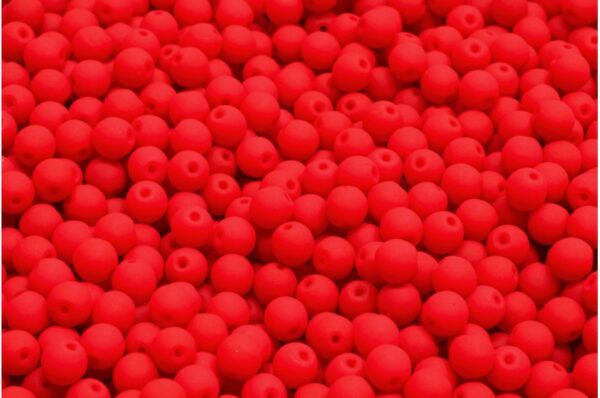 Round Druck Beads 4mm - Image 1