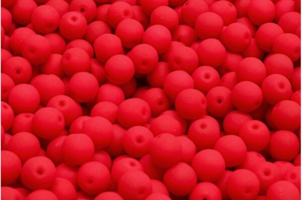 Round Druck Beads 6mm - Image 1