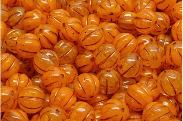 Melon Beads 8x8mm - Image 1