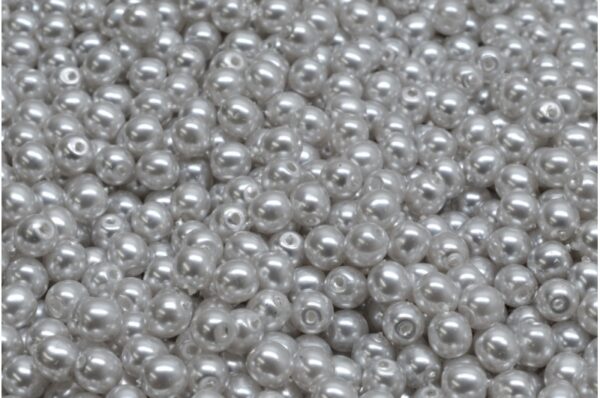 Round Druck Beads 4mm - Image 1