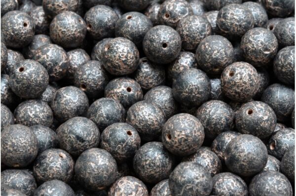 Round Druck Beads 8mm - Image 1