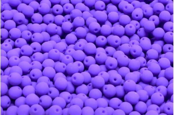 Round Druck Beads 4mm - Image 1