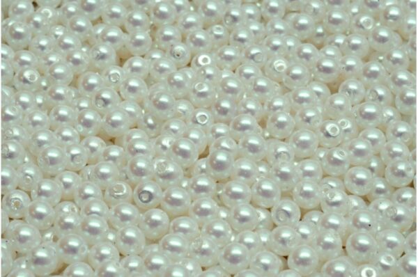 Round Druck Beads 4mm - Image 1