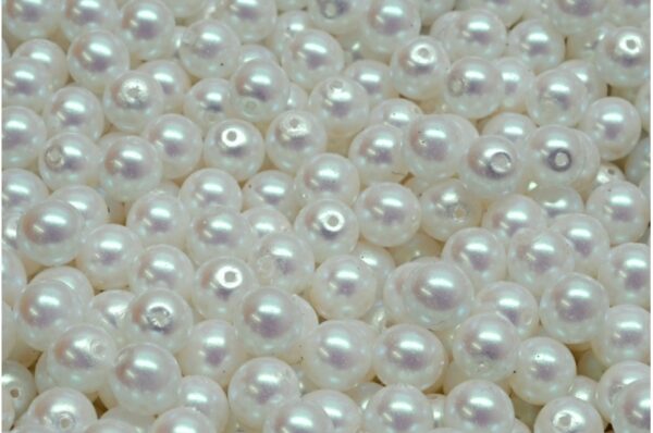 Round Druck Beads 6mm - Image 1