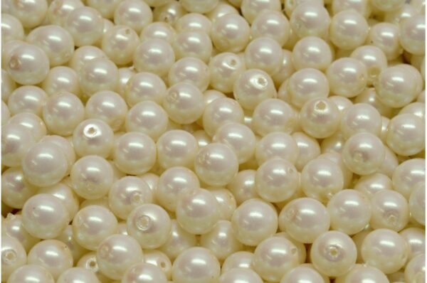 Round Druck Beads 6mm - Image 1