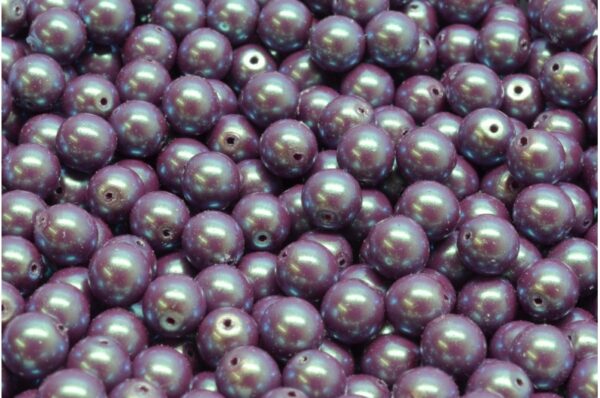 Round Druck Beads 6mm - Image 1