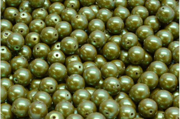 Round Druck Beads 6mm - Image 1