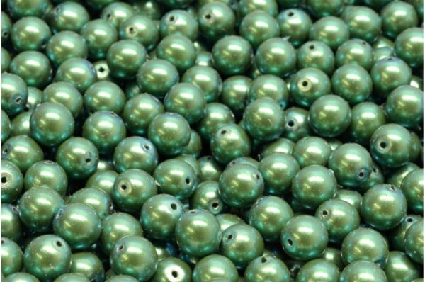 Round Druck Beads 6mm - Image 1