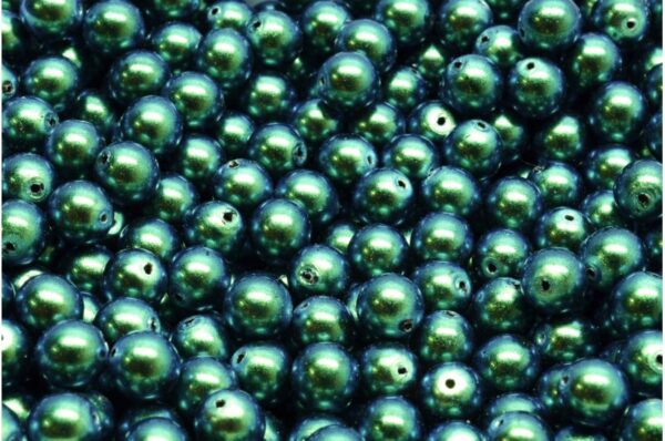 Round Druck Beads 6mm - Image 1