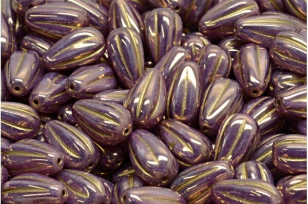 Drop Melon Beads 13x8mm - Image 1