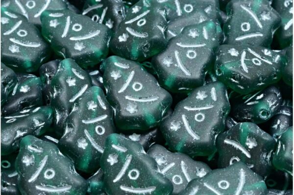 Christmas Tree Beads 17x12mm - Image 1