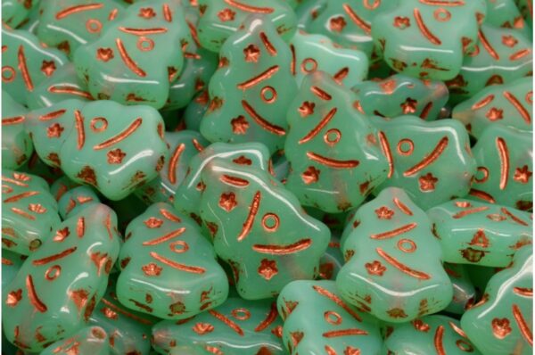 Christmas Tree Beads 17x12mm - Image 1