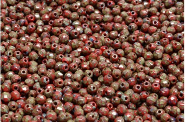 Firepolished Round Beads 3mm - Image 1