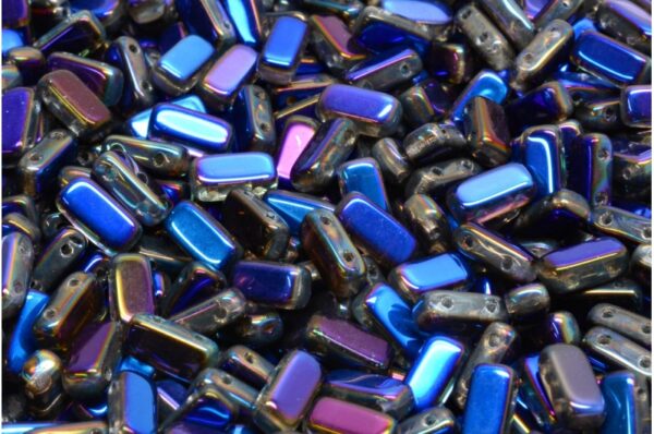 2 Hole Brick Beads 4x8mm - Image 1