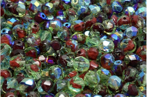 Firepolished Round Beads 6mm - Image 1