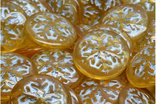 Snowflake Cabochon 21x21mm - Image 1