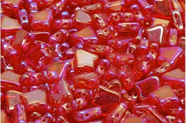 2 Holes Flat Tulip Bell Beads 9x9mm - Image 1