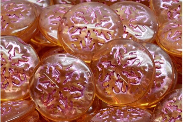 Snowflake Cabochon 21x21mm - Image 1