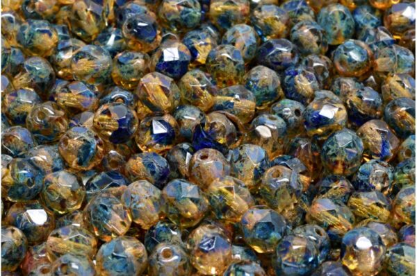 Firepolished Round Beads 6mm - Image 1