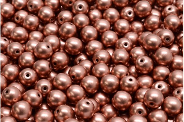 Round Druck Beads 6mm - Image 1