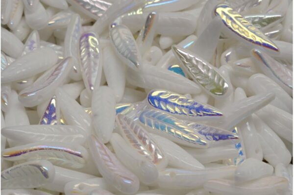 Bird Feather Beads 5x17mm - Image 1