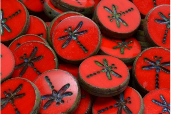 TCB Dragonfly Beads 17x17mm - Image 1