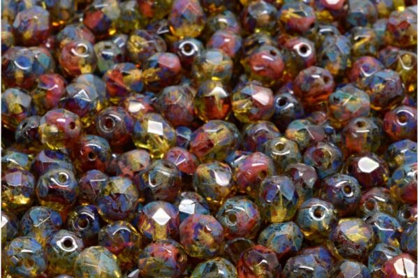 Firepolished Round Beads 6mm - Image 1