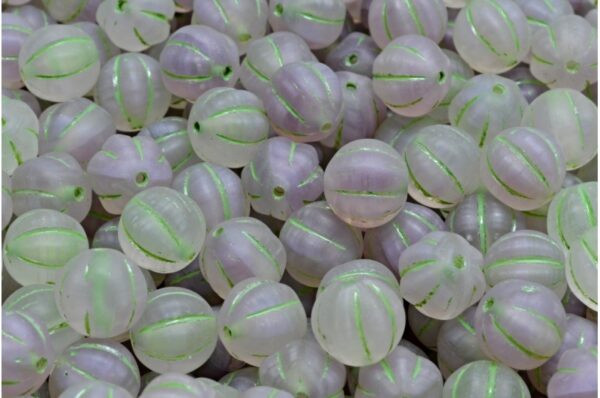 Melon Beads 8x8mm - Image 1
