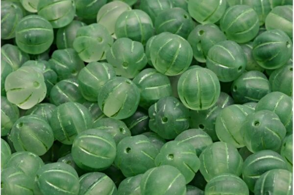 Melon Beads 8x8mm - Image 1