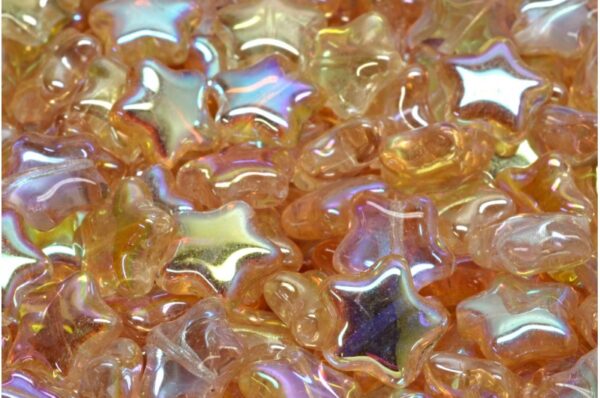 Flat Star Beads 12x12mm - Image 1