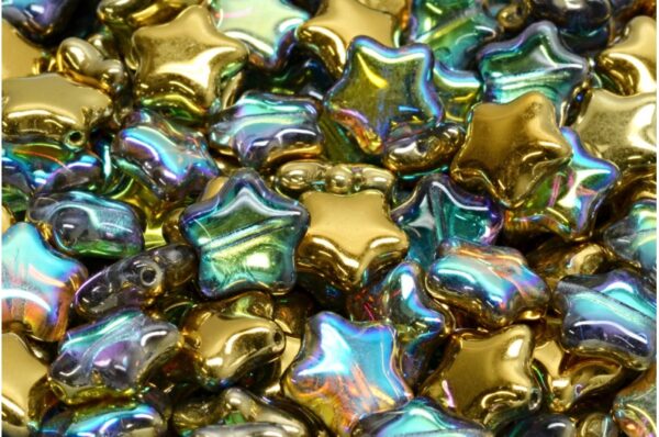 Flat Star Beads 12x12mm - Image 1