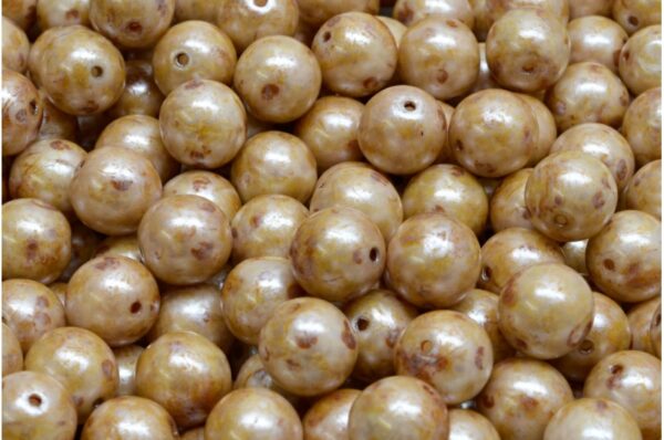 Round Druck Beads 8mm - Image 1