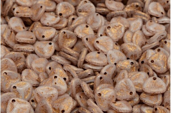 Rose Petal Beads 8x7mm - Image 1