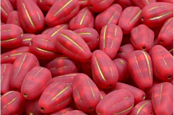 Drop Melon Beads 13x8mm - Image 1