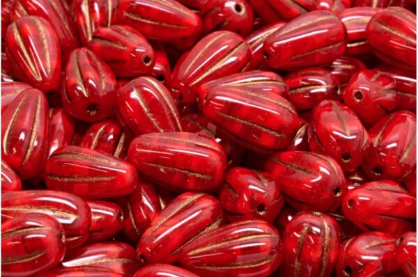 Drop Melon Beads 13x8mm - Image 1