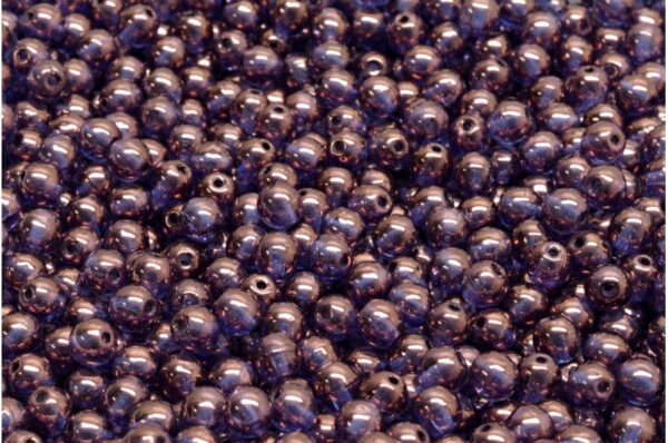 Round Druck Beads 4mm - Image 1